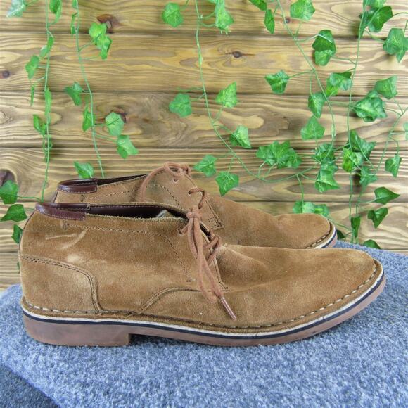 Kenneth Cole Reaction Men Desert Sun Desert Brown‎ Leather 10.5 Medium Used 2025 - Picture 3 of 8